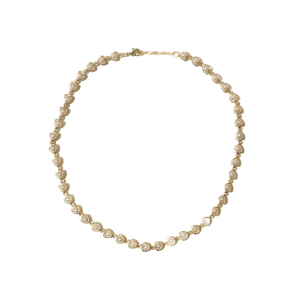 brandy melville heart necklace